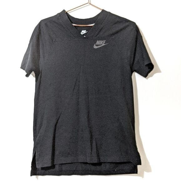 5/$20 Nike Just Do It Spirit Jersey Tee Black Size Small - Picture 1 of 5